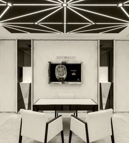 Luxury retails spaces - Jacob and Co Beachfront Living