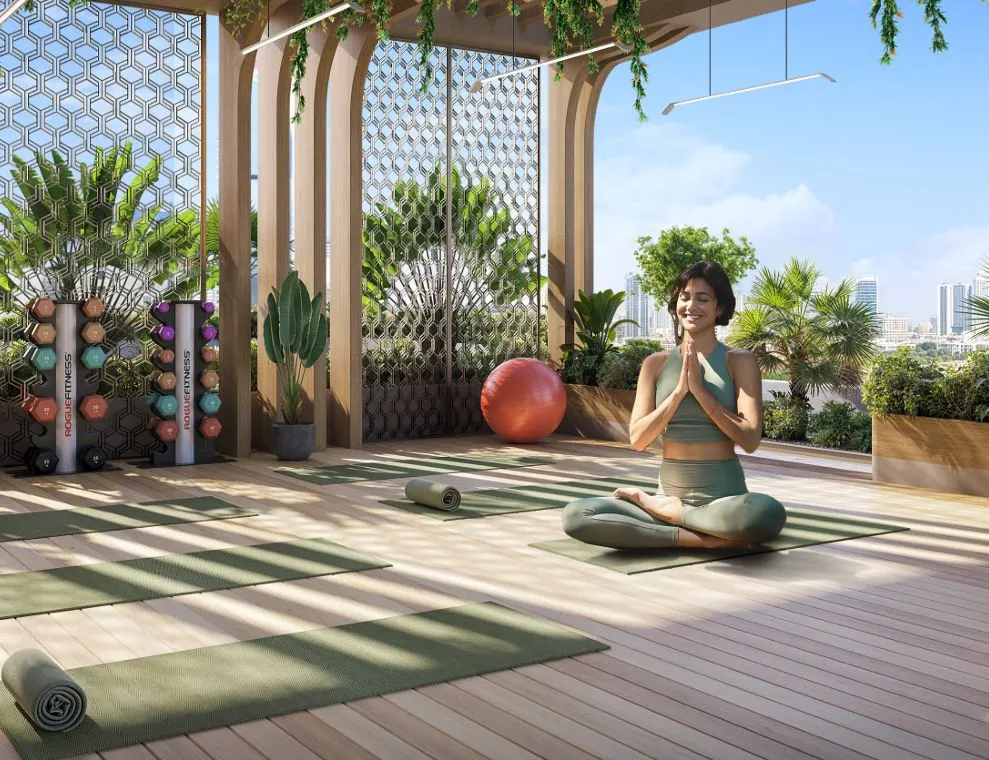 Outdoor yoga