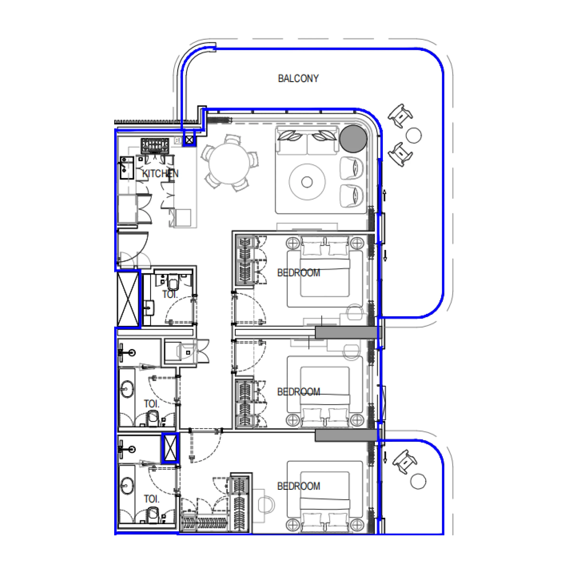 apt 3 hab Azizi Venice Buildings 15 and 16