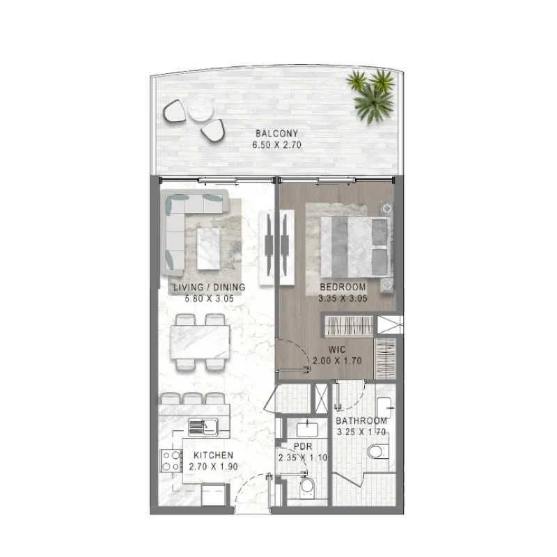 1BED